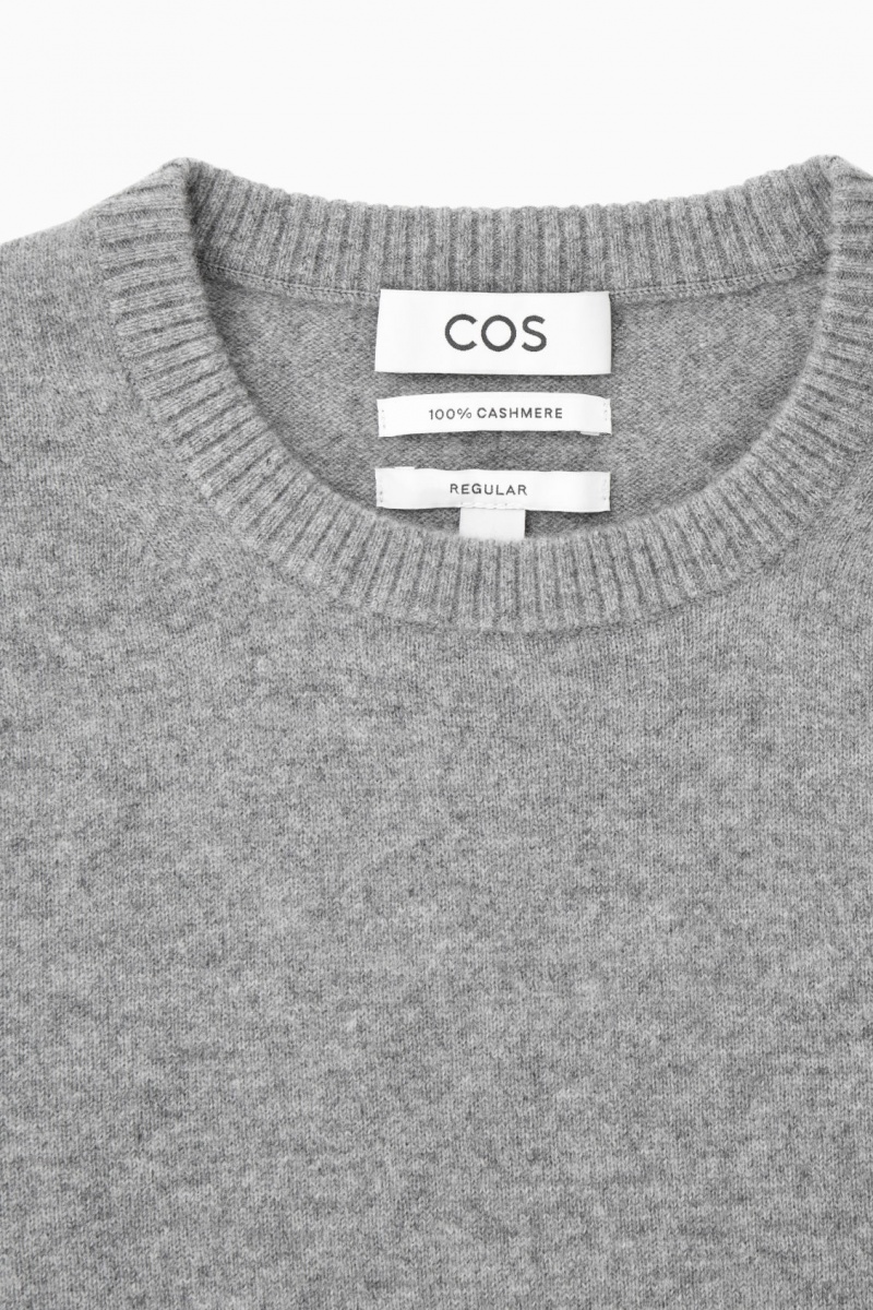 Pánské Svetry COS Pure Cashmere Šedé | DJNX-48361