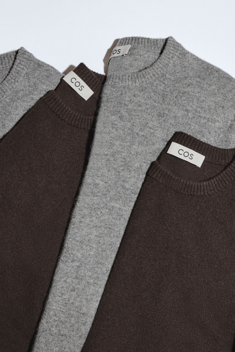 Pánské Svetry COS Pure Cashmere Šedé | DJNX-48361