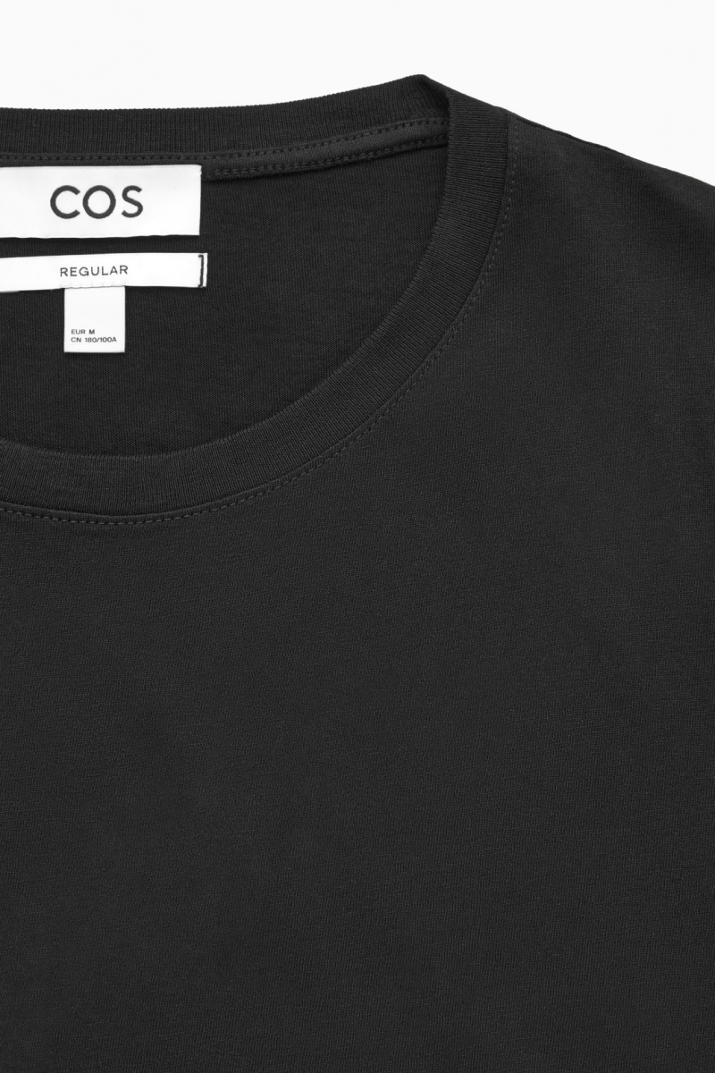 Pánské Tričko COS 3-Pack The Extra Fines Černé | LQJC-04179