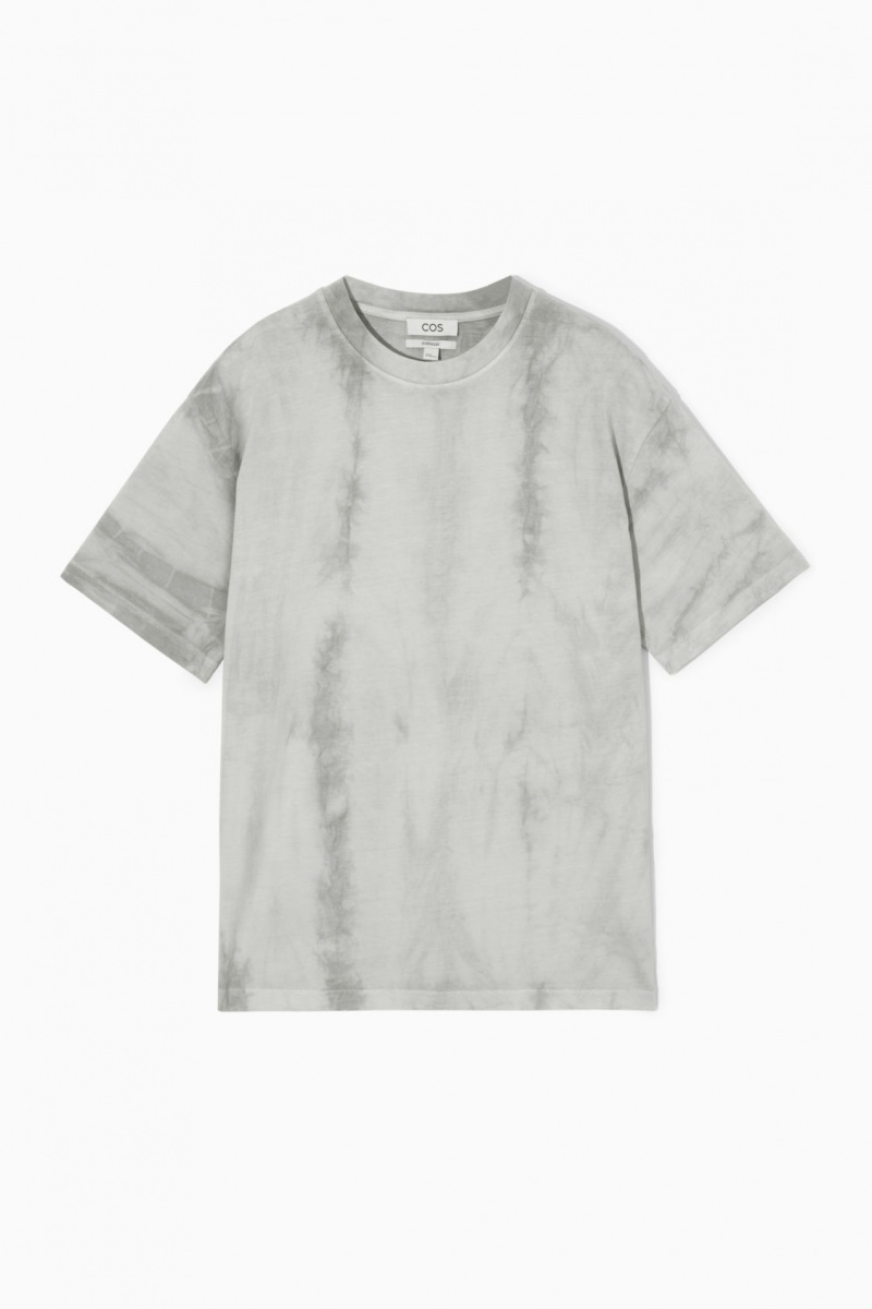 Pánské Tričko COS Oversized-Dye Šedé | SYJE-41287