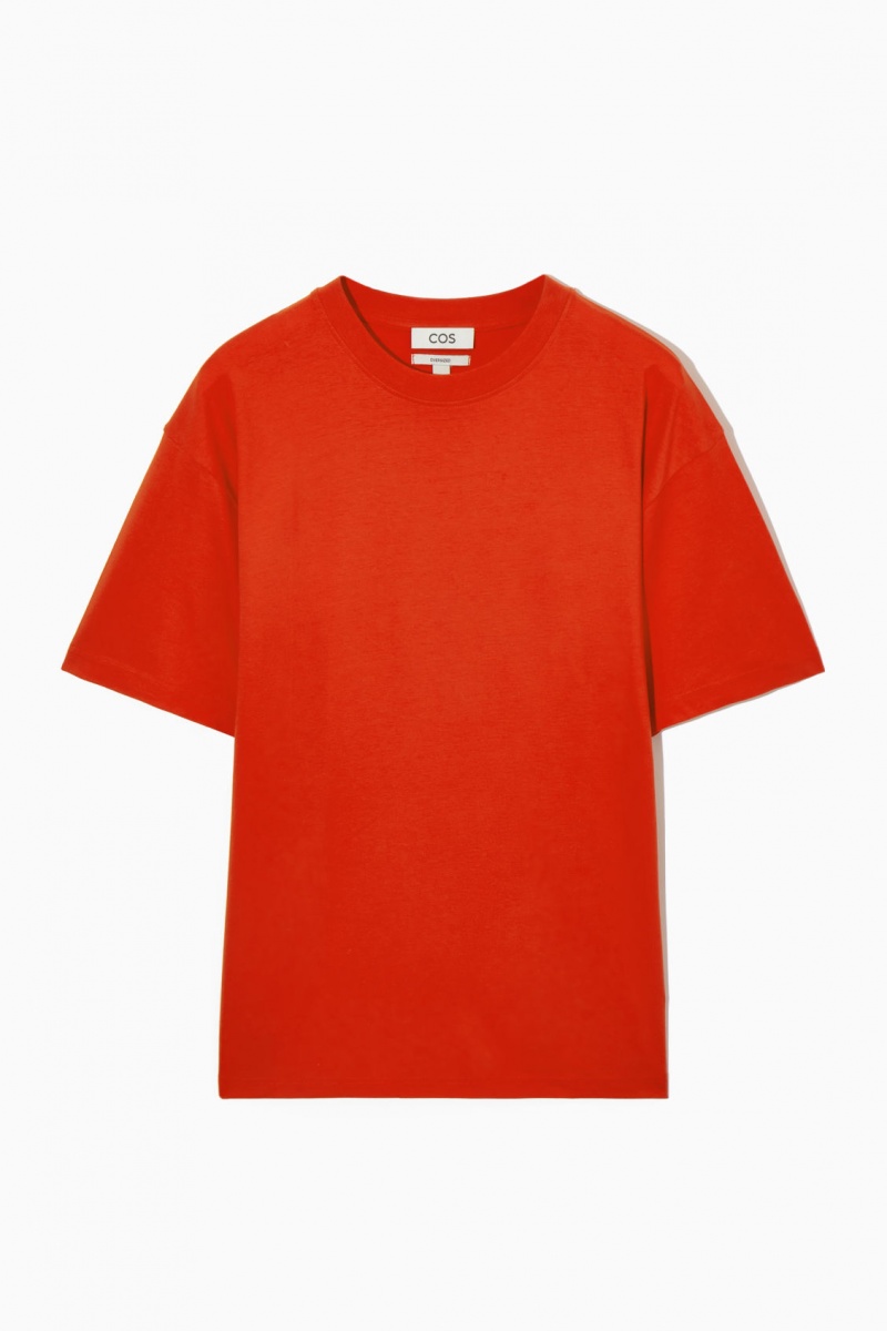 Pánské Tričko COS The Super Slouch Oranžové | BGWX-21968