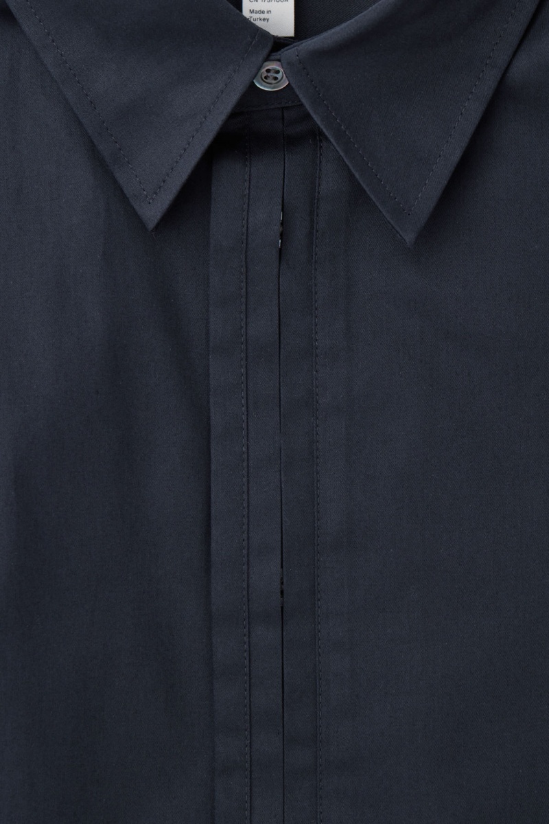 Pánské Šaty COS Plisovaný-Placket Tmavě Blankyt | WLTF-32768