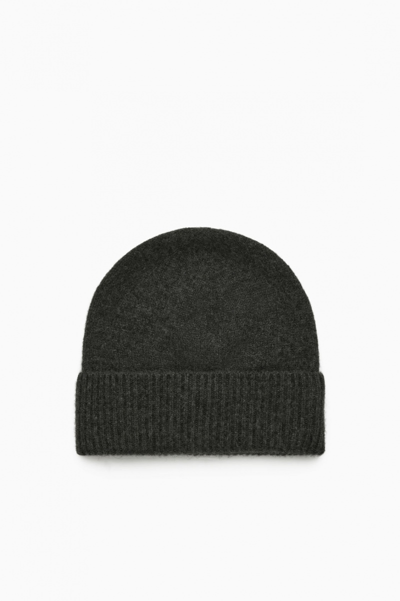 Pánské Čepice COS Pure Cashmere Tmavě Šedé | SFHQ-03695