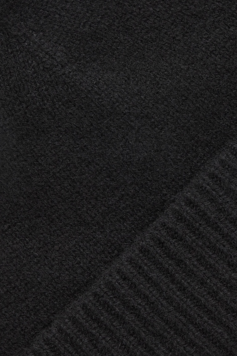 Pánské Čepice COS Pure Cashmere Černé | RDEI-47195