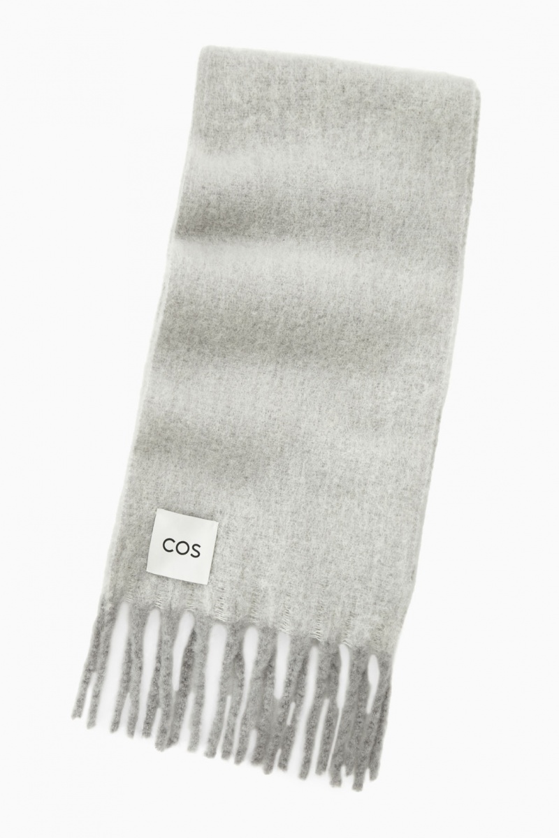 Pánské Šátek COS Oversized Alpaca-Blend Světle Šedé | SEDV-36512