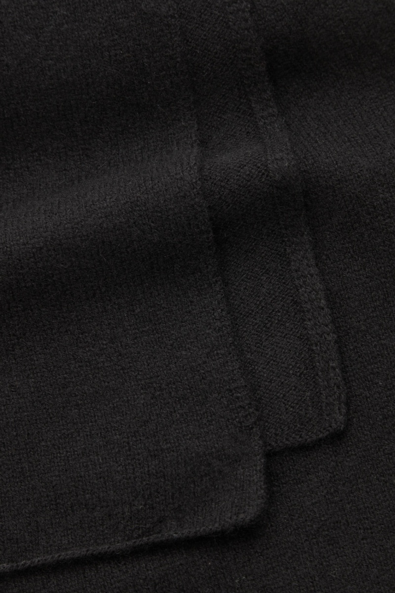 Pánské Šátek COS Pure Cashmere Černé | TQYK-56420