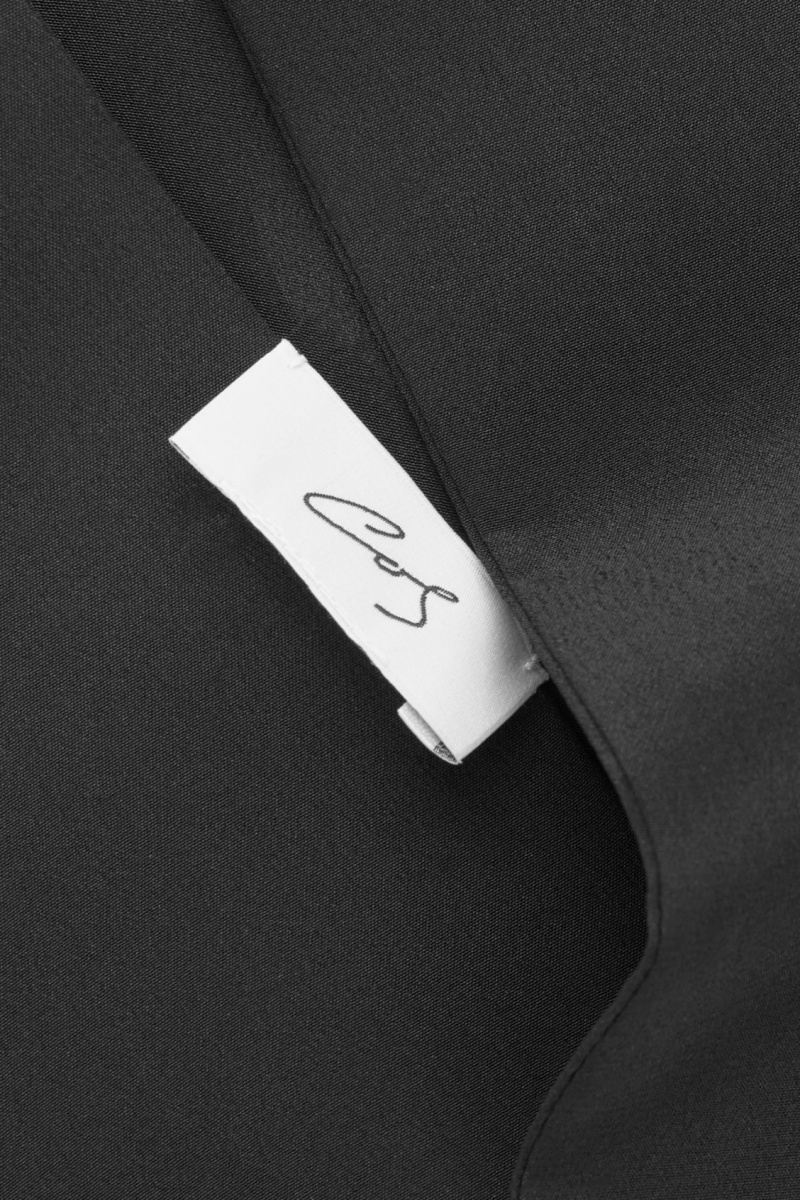 Pánské Šátek COS The Pure Silk Černé | FNSQ-27630