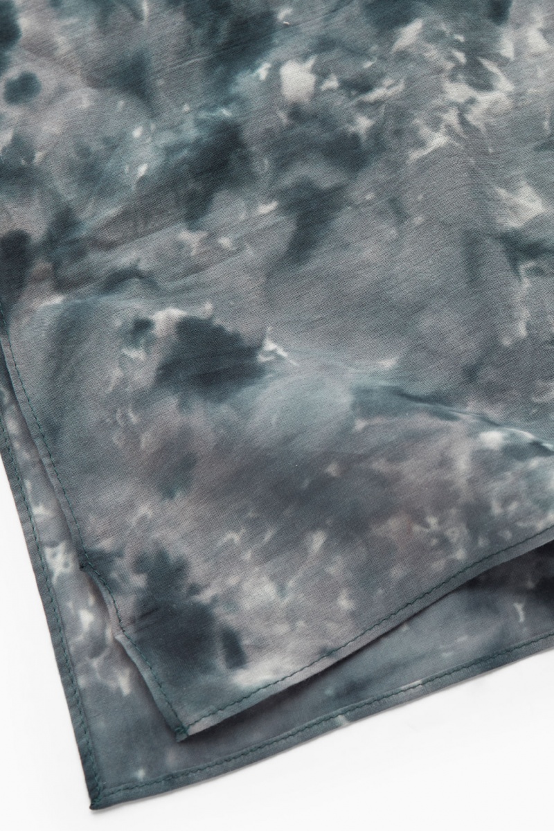 Pánské Šátek COS Tie-Dye Print Neck Šedé | XTYJ-91728